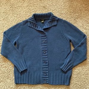 Eddie Bauer Button Up Sweater Cardigan